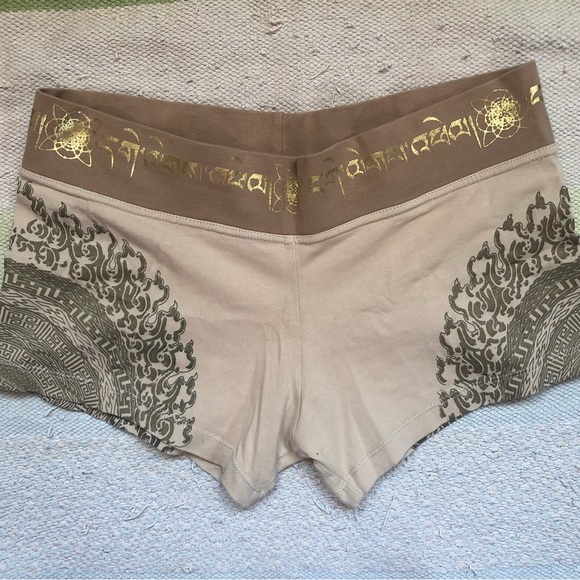 OM GAIA TREE Booty Shorts Large - Picture 3 of 8